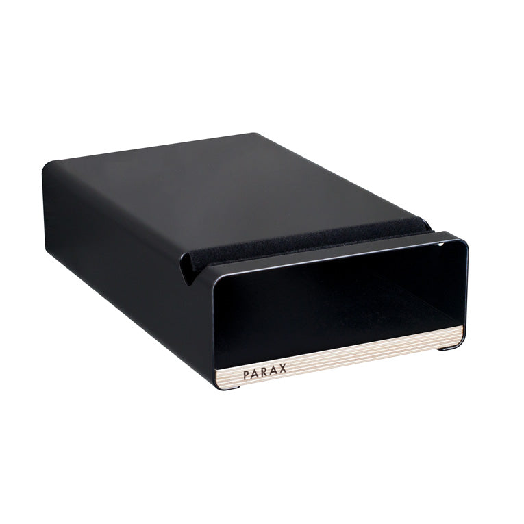 Fahrrad Wandhalterung S-RACK in schwarz mit schwarzem Einlegebrett